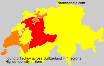 Surname Tschuy in Switzerland Surname Tschuy in Switzerland