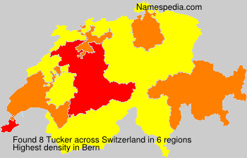 Surname Tucker in Switzerland Surname Tucker in Switzerland