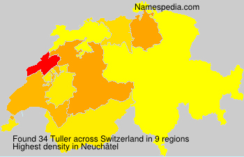 Surname Tuller in Switzerland Surname Tuller in Switzerland