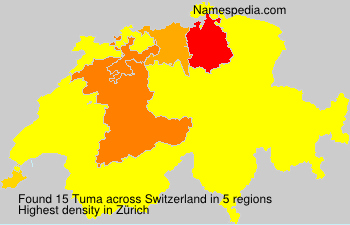 Surname Tuma in Switzerland Surname Tuma in Switzerland