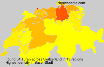 Surname Turan in Switzerland Surname Turan in Switzerland