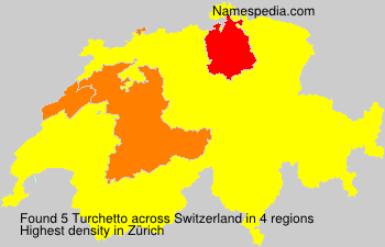 Surname Turchetto in Switzerland Surname Turchetto in Switzerland