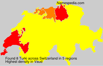 Surname Turki in Switzerland Surname Turki in Switzerland