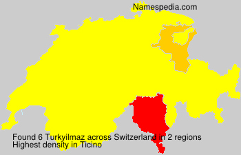 Surname Turkyilmaz in Switzerland Surname Turkyilmaz in Switzerland