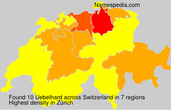 Surname Uebelhard in Switzerland Surname Uebelhard in Switzerland