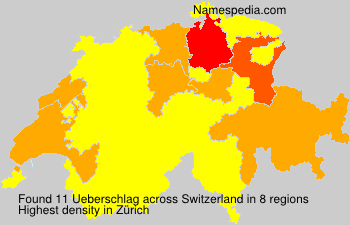 Surname Ueberschlag in Switzerland Surname Ueberschlag in Switzerland
