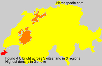 Surname Ulbricht in Switzerland Surname Ulbricht in Switzerland