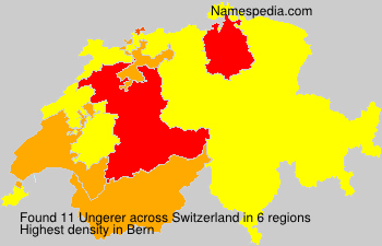 Surname Ungerer in Switzerland Surname Ungerer in Switzerland