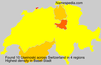 Surname Useinoski in Switzerland Surname Useinoski in Switzerland