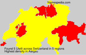 Surname Utelli in Switzerland Surname Utelli in Switzerland