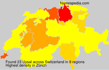 Surname Uysal in Switzerland Surname Uysal in Switzerland