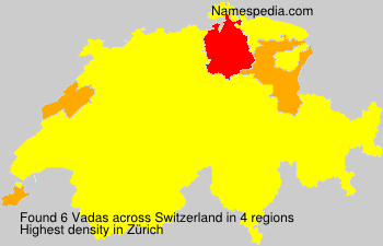 Surname Vadas in Switzerland Surname Vadas in Switzerland