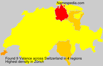 Surname Valance in Switzerland Surname Valance in Switzerland