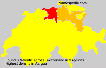 Surname Valentic in Switzerland Surname Valentic in Switzerland