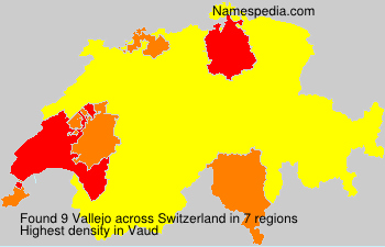 Surname Vallejo in Switzerland Surname Vallejo in Switzerland