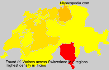 Surname Varisco in Switzerland Surname Varisco in Switzerland