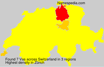 Surname Vas in Switzerland Surname Vas in Switzerland
