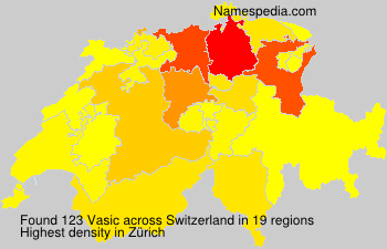 Surname Vasic in Switzerland Surname Vasic in Switzerland