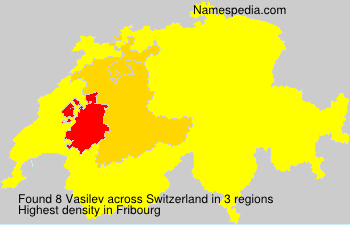 Surname Vasilev in Switzerland Surname Vasilev in Switzerland