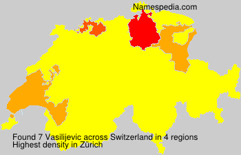 Surname Vasilijevic in Switzerland Surname Vasilijevic in Switzerland