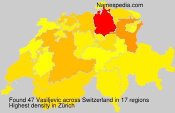 Surname Vasiljevic in Switzerland Surname Vasiljevic in Switzerland