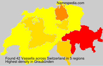Surname Vassella in Switzerland Surname Vassella in Switzerland