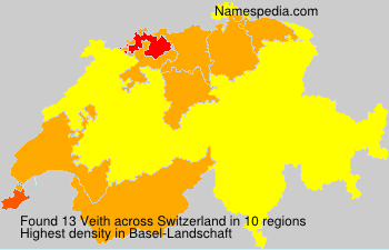 Surname Veith in Switzerland