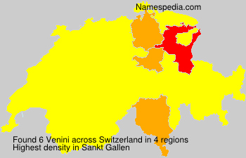 Surname Venini in Switzerland Surname Venini in Switzerland