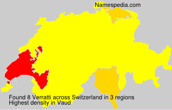 Surname Verratti in Switzerland Surname Verratti in Switzerland