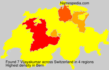 Surname Vijayakumar in Switzerland Surname Vijayakumar in Switzerland