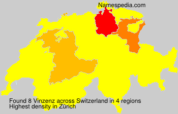 Surname Vinzenz in Switzerland Surname Vinzenz in Switzerland