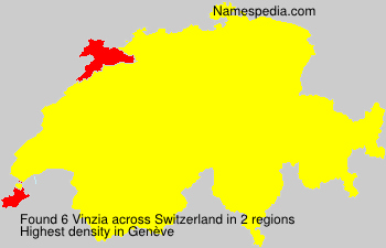Surname Vinzia in Switzerland Surname Vinzia in Switzerland