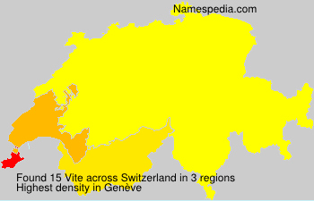 Surname Vite in Switzerland Surname Vite in Switzerland