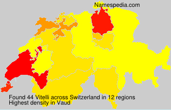 Surname Vitelli in Switzerland Surname Vitelli in Switzerland