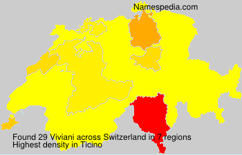 Surname Viviani in Switzerland Surname Viviani in Switzerland