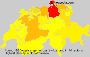Surname Vogelsanger in Switzerland Surname Vogelsanger in Switzerland