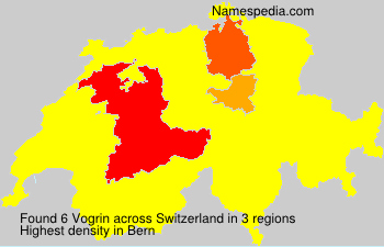Surname Vogrin in Switzerland Surname Vogrin in Switzerland