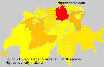 Surname Voigt in Switzerland Surname Voigt in Switzerland