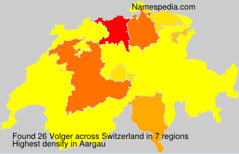 Surname Volger in Switzerland Surname Volger in Switzerland