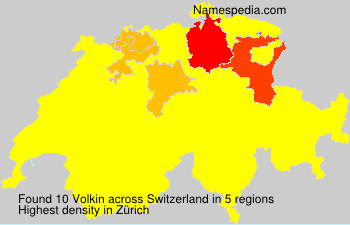Surname Volkin in Switzerland Surname Volkin in Switzerland