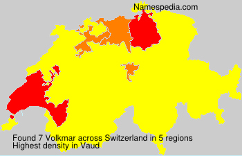 Surname Volkmar in Switzerland Surname Volkmar in Switzerland