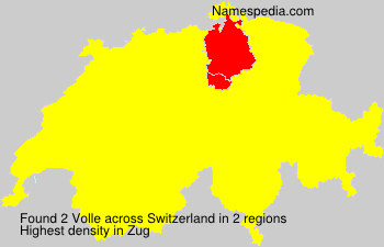 Surname Volle in Switzerland Surname Volle in Switzerland