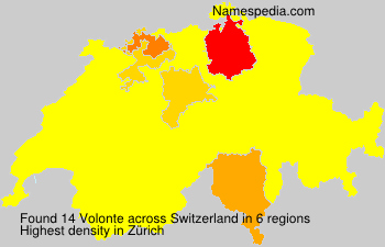 Surname Volonte in Switzerland Surname Volonte in Switzerland