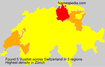 Surname Vuaillat in Switzerland Surname Vuaillat in Switzerland