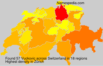 Surname Vuckovic in Switzerland Surname Vuckovic in Switzerland