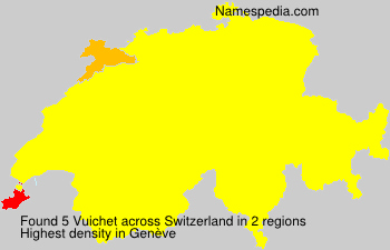 Surname Vuichet in Switzerland Surname Vuichet in Switzerland