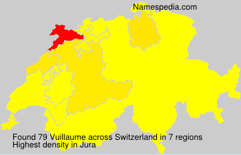 Surname Vuillaume in Switzerland Surname Vuillaume in Switzerland