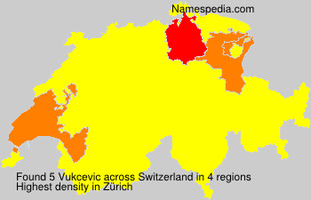 Surname Vukcevic in Switzerland Surname Vukcevic in Switzerland
