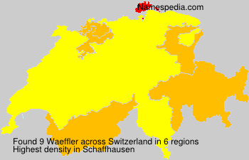 Surname Waeffler in Switzerland Surname Waeffler in Switzerland