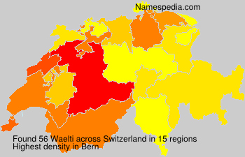Surname Waelti in Switzerland Surname Waelti in Switzerland